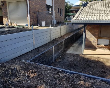 Difficult Access Retaining Walls